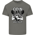 Odin Valhalla Viking Warrior Mens Cotton T-Shirt Tee Top Charcoal