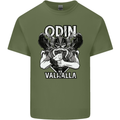 Odin Valhalla Viking Warrior Mens Cotton T-Shirt Tee Top Military Green