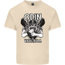 Odin Valhalla Viking Warrior Mens Cotton T-Shirt Tee Top Natural