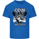 Odin Valhalla Viking Warrior Mens Cotton T-Shirt Tee Top Royal Blue