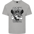 Odin Valhalla Viking Warrior Mens Cotton T-Shirt Tee Top Sports Grey
