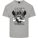Odin Valhalla Viking Warrior Mens Cotton T-Shirt Tee Top Sports Grey