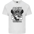 Odin Valhalla Viking Warrior Mens Cotton T-Shirt Tee Top White