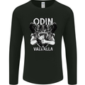 Odin Valhalla Viking Warrior Mens Long Sleeve T-Shirt Black