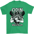 Odin Valhalla Viking Warrior Mens T-Shirt 100% Cotton Irish Green