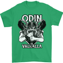 Odin Valhalla Viking Warrior Mens T-Shirt 100% Cotton Irish Green