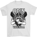 Odin Valhalla Viking Warrior Mens T-Shirt 100% Cotton White