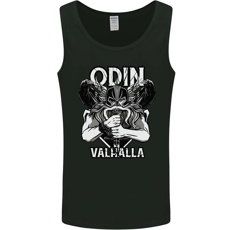 Odin Valhalla Viking Warrior Mens Vest Tank Top Black