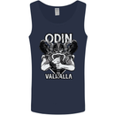 Odin Valhalla Viking Warrior Mens Vest Tank Top Navy Blue