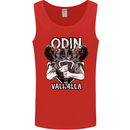 Odin Valhalla Viking Warrior Mens Vest Tank Top Red