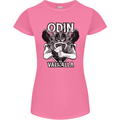 Odin Valhalla Viking Warrior Womens Petite Cut T-Shirt Azalea