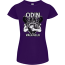 Odin Valhalla Viking Warrior Womens Petite Cut T-Shirt Purple