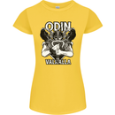 Odin Valhalla Viking Warrior Womens Petite Cut T-Shirt Yellow