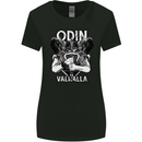 Odin Valhalla Viking Warrior Womens Wider Cut T-Shirt Black