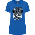 Odin Valhalla Viking Warrior Womens Wider Cut T-Shirt Royal Blue