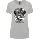 Odin Valhalla Viking Warrior Womens Wider Cut T-Shirt Sports Grey
