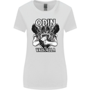 Odin Valhalla Viking Warrior Womens Wider Cut T-Shirt White