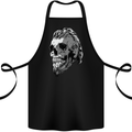 Odin Viking Skull Skull Cotton Apron 100% Organic Black