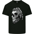 Odin Viking Skull Skull Kids T-Shirt Childrens Black