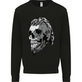 Odin Viking Skull Skull Mens Sweatshirt Jumper Black