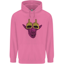 Offensive Goat With Finger Flip Glasses Childrens Kids Hoodie Azalea