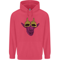 Offensive Goat With Finger Flip Glasses Childrens Kids Hoodie Heliconia
