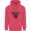 Offensive Goat With Finger Flip Glasses Childrens Kids Hoodie Heliconia