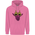 Offensive Goat With Finger Flip Glasses Mens 80% Cotton Hoodie Azelea