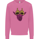 Offensive Goat With Finger Flip Glasses Mens Sweatshirt Jumper Azalea