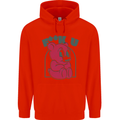 Offensive Teddy Bear F#uck You Funny Childrens Kids Hoodie Bright Red