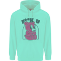 Offensive Teddy Bear F#uck You Funny Childrens Kids Hoodie Peppermint