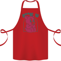 Offensive Teddy Bear F#uck You Funny Cotton Apron 100% Organic Red