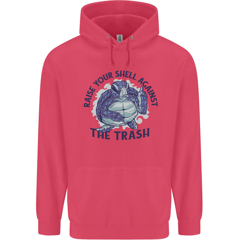 Offensive Turtle Climate Change Environment Childrens Kids Hoodie Heliconia