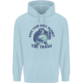 Offensive Turtle Climate Change Environment Childrens Kids Hoodie Light Blue