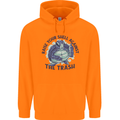 Offensive Turtle Climate Change Environment Childrens Kids Hoodie Orange