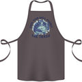 Offensive Turtle Climate Change Environment Cotton Apron 100% Organic Dark Grey