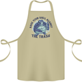 Offensive Turtle Climate Change Environment Cotton Apron 100% Organic Khaki