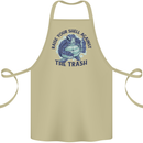 Offensive Turtle Climate Change Environment Cotton Apron 100% Organic Khaki