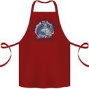 Offensive Turtle Climate Change Environment Cotton Apron 100% Organic Maroon