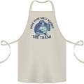 Offensive Turtle Climate Change Environment Cotton Apron 100% Organic Natural