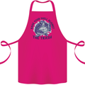 Offensive Turtle Climate Change Environment Cotton Apron 100% Organic Pink