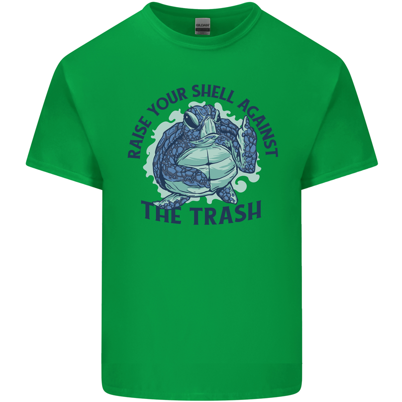 Offensive Turtle Climate Change Environment Kids T-Shirt Childrens Irish Green