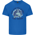 Offensive Turtle Climate Change Environment Kids T-Shirt Childrens Royal Blue