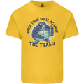 Offensive Turtle Climate Change Environment Kids T-Shirt Childrens Yellow