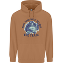 Offensive Turtle Climate Change Environment Mens 80% Cotton Hoodie Caramel Latte