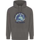 Offensive Turtle Climate Change Environment Mens 80% Cotton Hoodie Charcoal