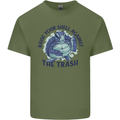 Offensive Turtle Climate Change Environment Mens Cotton T-Shirt Tee Top Military Green