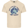 Offensive Turtle Climate Change Environment Mens Cotton T-Shirt Tee Top Natural