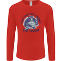 Offensive Turtle Climate Change Environment Mens Long Sleeve T-Shirt Red