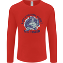 Offensive Turtle Climate Change Environment Mens Long Sleeve T-Shirt Red
